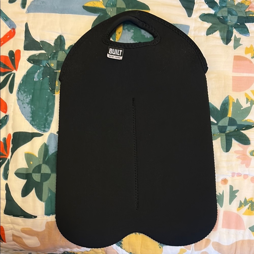 Built Black Neoprene 2 bottle Wine Tote